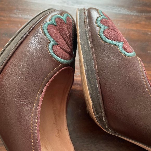 Ted Baker London Embroidered Leather Pumps - Picture 4 of 6